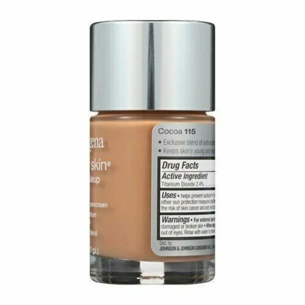 New Neutrogena Healthy Skin Liquid Makeup, Cocoa 115, SPF 20, 1oz